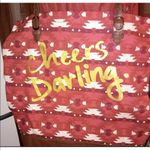 Sloan Ranger Cheers Darling Aztec Canvas Tote Photo 3