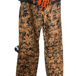 Rare Authier Orange Palm Print Ski Pants Size Large. Photo 1