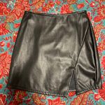 LA Hearts Black Leather Skirt Photo 0