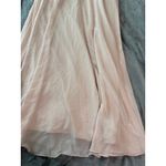 After Six High Neck Halter Backless Maxi Dress Cameo 1545 Size 10R NWT Glam Tan Photo 9