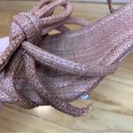 Loeffler Randall  Mikel Ankle Strap High Heel Raffia Sandals - Size 9 Photo 9