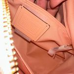 Coach NEW  Leather Peach Colored Purse with Large matching Wallet Photo 7