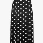 ZARA  White Polka Dot Strapless Dress Photo 2
