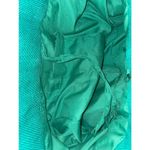 Green Boho Burlap Satchel/Handbag Photo 9