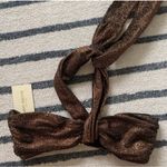 Ramy Brook Lura Metallic Brown Halter Bikini Top Photo 1