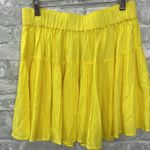 Whitney Rife X The Drop Yellow Tiered Skirt Size M Photo 3