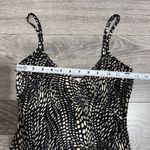 O'LALA Women Y2K Black Tan Abstract Dot Print Babydoll Spaghetti Strap Dress XS Photo 8