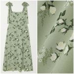 Reformation ๐๐ Twilight Dress ~ Verde Green Floral Print 2P NWOT Photo 10