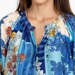 Johnny Was SILK JOSY LYNN RAGLAN POET BLOUSE NWT Photo 4