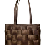 Harveys Brown Woven Seatbelt Large Tote Bag Handbag Photo 0