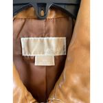 Michael Kors  zip front lambskin, leather jacket, medium Photo 2