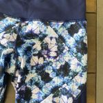 Pink Lotus  Navy Capri Geometric Print Leggings Athleisure‎ Athletic Gym XS Photo 2