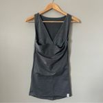 Lalabu women’s soothe nursing top shirt tank gray small maternity Photo 2