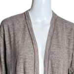 Free People Beach Sweater Womens Medium Henna Pink Bi-Coastal Longline Cardigan Photo 3