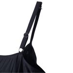 Bloomchic NWT Two Toned Twist Front Adjustable Straps Tankini Top in Teal/Black Photo 4