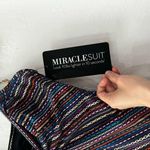 Miracle Suit Shimmer Links Love Knot Tankini Top Size 10 Photo 7