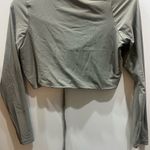 SKIMS  Chrome Cut Out Lace Up Long Sleeve Top, Size 2X NWT Photo 1