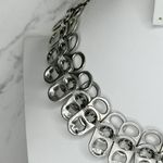 Walleska Soda Pop Tab Crochet Necklace Bracelet Set Statement ✨ Silver Photo 5