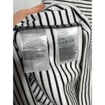 H&M NEW Womens Black White Striped Midi/ Maxi Dress Size Small Photo 5