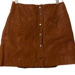 Free People Come A Little Closer Faux Suede Skirt Photo 1