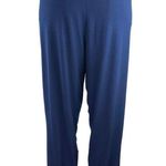 EXPRESS  Blue Mid Rise Stretchable Straight Leg Career Pleated Dress Pants Size M Photo 2