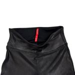 Spanx High Rise Edgy Rocker Black Faux Vegan Leather Leggings Size Women's Small Photo 2