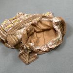 Aerie  XS Ruffle Shorts Brown Floral Tiered Lace Trim Boho Beach Festival Casual Photo 4