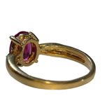 14k Yellow Gold with Ruby & Diamond Gemstones Women’s Ring size 8 Engagement Photo 2