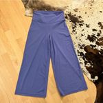 Athleta  Elation Wide Crop Pant Size‎ Small Adonis Blue NWOT Photo 2