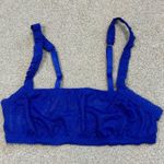Aerie NWT  Coral Lace Bandeau Bralette Women's Poet Blue Size XS Photo 1