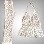 Trina Turk Lace pants and halter top Set Photo 3