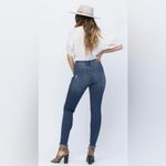 Judy Blue High Rise Skinny Tummy Control Jean with Distressed Hem size 15 / 32 Photo 3