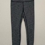 Lululemon Wonder Under Gray/Black Full Length Leggings 6 Photo 0