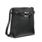 Halston  “Tasha” black leather crossbody  Photo 1