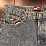 Tommy Hilfiger Vintage Y2K Tommy Jeans Straight Leg Blue Denim Pants Sz 32x30 Photo 3