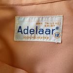 Vintage ‘70s Adelaar Peach Collared Button Down Shirt Orange Size L Photo 4