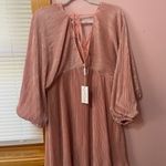 Petal and Pup long sleeve pink mini dress- Small Photo 2