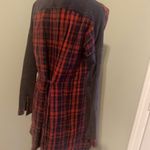 Paper Crane NWT ‎ FLANNEL SHIRT DRESS Photo 3