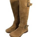 BOC Born on Comfort Tall Bohemian Style Suede Boots EUC $175 Size 6M S3053 Tan Photo 3