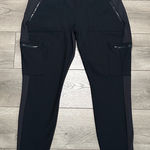 Athleta Headlands Hybrid Cargo Legging Hiking Casual Ankle Pants Black Brown 16 Photo 0