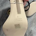 Good American  Rhinestone Bling Strap Square Toe Heels Photo 7