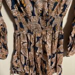 Intermix  Silk Dorinda Smocked Mini Floral Dress- Size 0 Photo 5