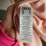 ASOS  Size 8 Long Lace Sleeve Mini Dress Pink Open Back Ballet Dantiy Feminine Photo 2