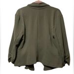 Bar III Olive Green Women's Blazer Jacket Photo 5