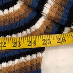 Gothic boho Indie hippie black blue brown striped off shoulder knit crotchet sweater top blouse long flare bell wide large sleeves Photo 2