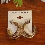 Tahari Bulky Hoop Earrings Photo 0