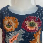 Anthropologie Anthro Deletta Titan Blooms Embroidered Top Photo 4