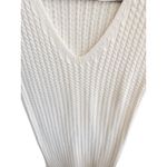 Massimo Dutti ITALIAN YARN Designer Cream Sweater Maxi Dress Quiet Luxury M EUC Photo 4