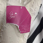 Esley  Women’s White & Black Striped Fit & Flare‎ dress NEW Photo 5