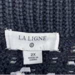 LA LIGNE Black an White Striped
Sweater(Size 2X) Photo 5